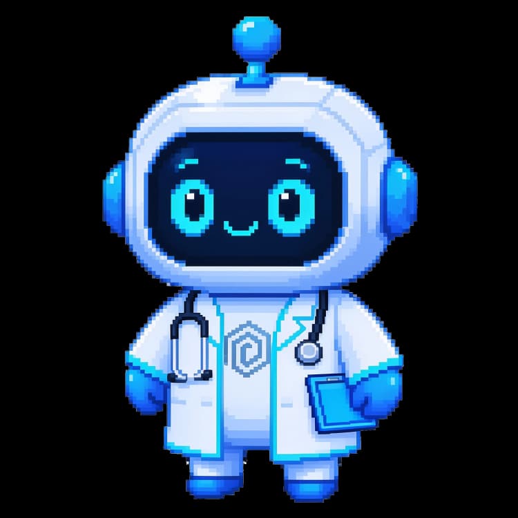 Маскот aify.studio в медицинском халате