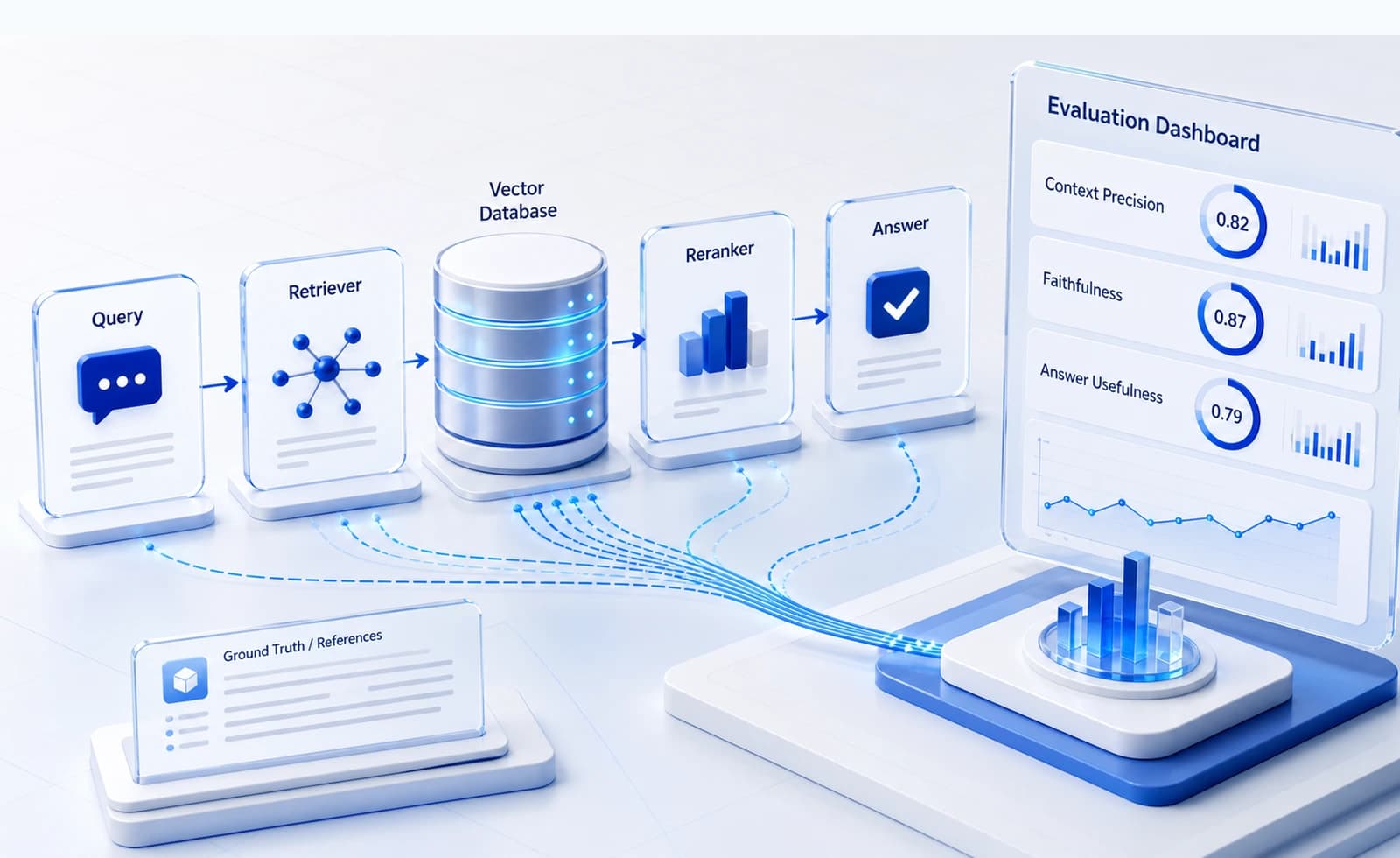 Aify RAG Platform: светлый интерфейс базы знаний, поиска и ответов с источниками