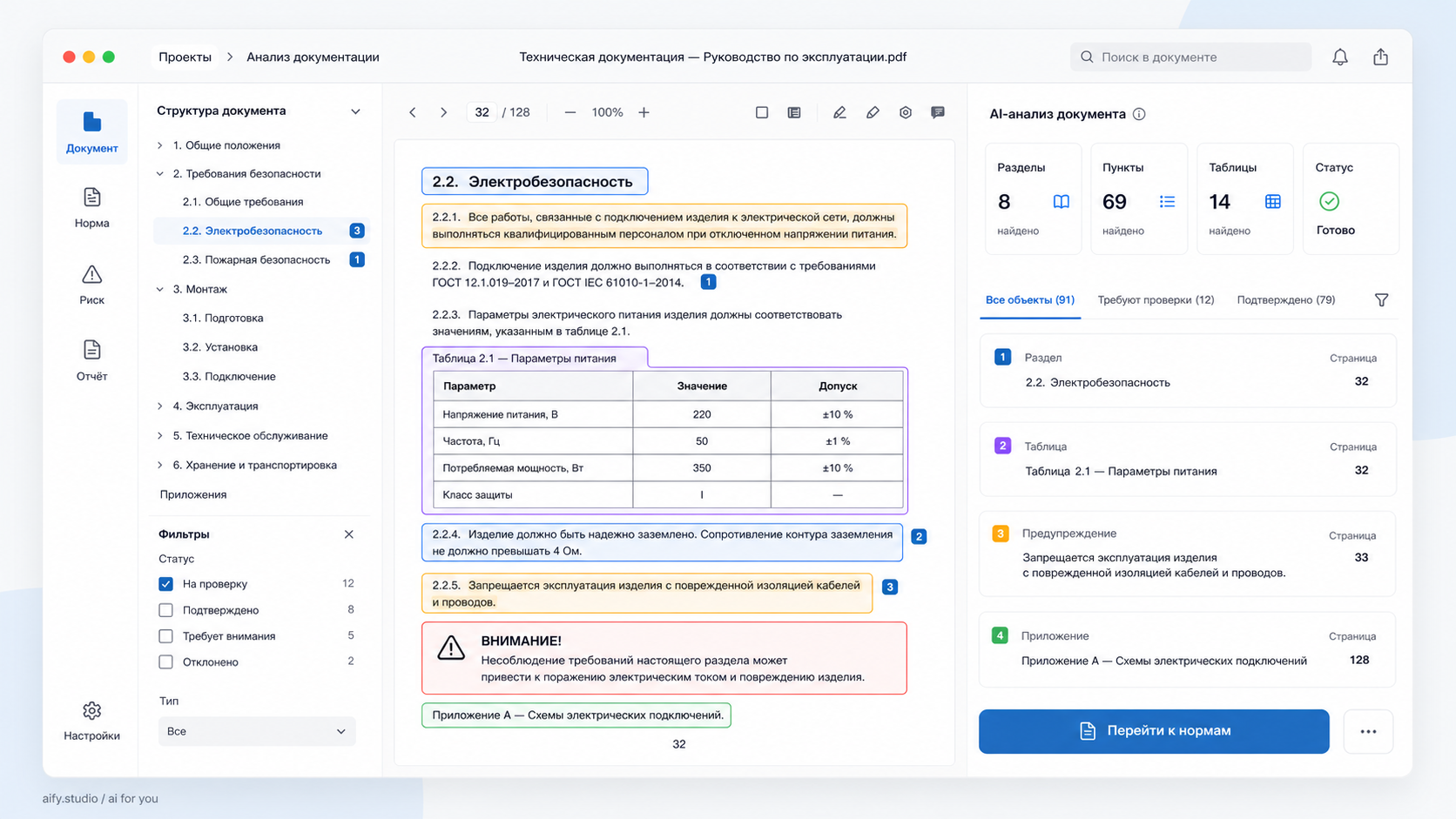 1. Видим структуру документа
